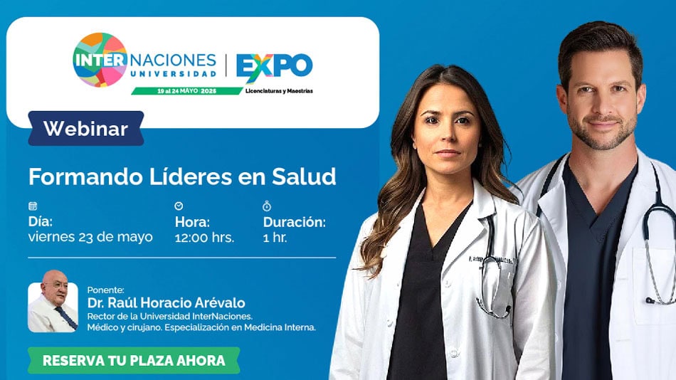 El Dr. Raúl Arévalo, rector de la Universidad InterNaciones, realizó una ponencia sobre el liderazgo en la salud.
