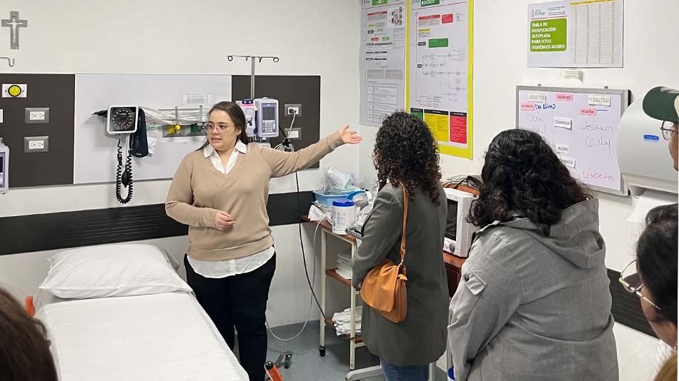 Dra. Ethel Silva, jefa de Residentes del Hospital El Pilar.